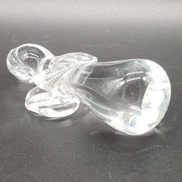 Vintage Clear Art Glass Praying Angel Figurine or Paperweight - Picture 3 of 14